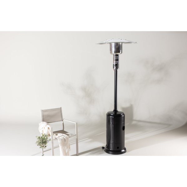 Terassvärmare - Svart/Silver